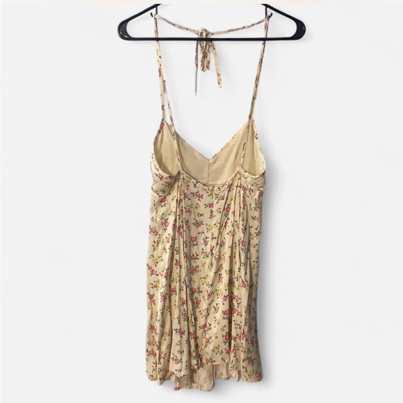Zara Floral Open Back Slip Dress - Picture 4 of 5